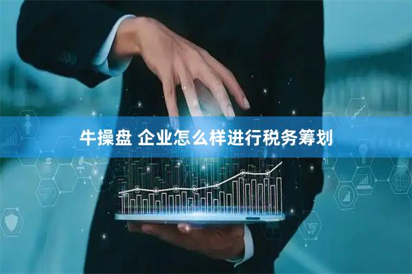 牛操盘 企业怎么样进行税务筹划