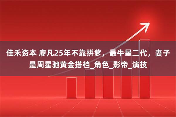 佳禾资本 廖凡25年不靠拼爹，最牛星二代，妻子是周星驰黄金搭档_角色_影帝_演技